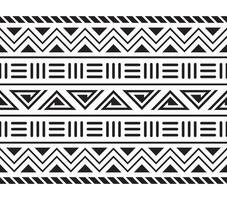 aztec tribal seamless ethnic pattern for fabric, wallpaper, card template, wrapping paper, carpet, textile, cover vector