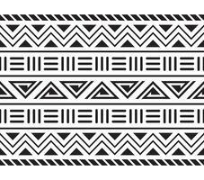 aztec tribal seamless ethnic pattern for fabric, wallpaper, card template, wrapping paper, carpet, textile, cover vector