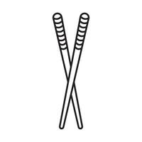 chopsticks icon vector