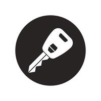 car key icon vector