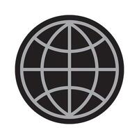 globe icon vector