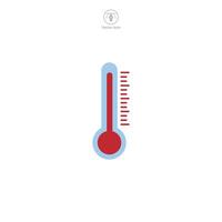 Thermometer Icon symbol vector illustration isolated on white background