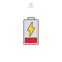 Battery Icon symbol vector illustration isolated on white background