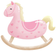 cavallo a dondolo, giocattolo per bambini png