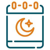 Fasting Calendar Icon Ramadan, for infographic, web, app, etc vector