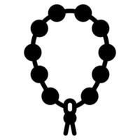 oración rosario icono ramadán, para infografía, web, aplicación, etc vector