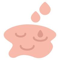 Mud Puddle Icon Spring, for uiux, web, app, infographic, etc vector
