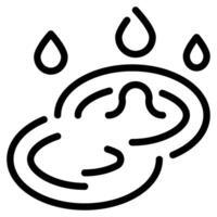 Puddle Icon Spring, for uiux, web, app, infographic, etc vector