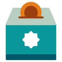 Charity Box Icon Ramadan, for infographic, web, app, etc vector