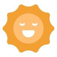 Sunshine Icon Spring, for uiux, web, app, infographic, etc vector