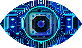 œil circuit numérique La technologie png