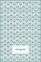beautiful hexagon shape pattern with multiple vertical lines vector