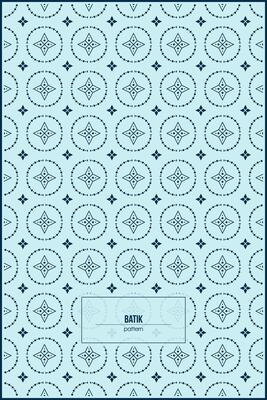 simple batik pattern with rectangular star and circle ornaments