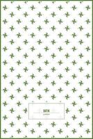 elegant batik pattern with symmetrical ornament position vector