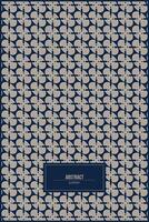 abstract pattern of eclipse shape with retro style vector