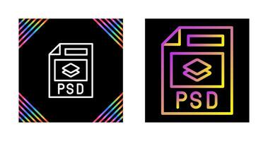 psd archivo vector icono