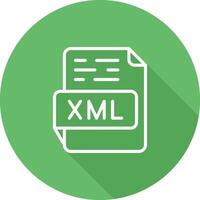 icono de vector xml