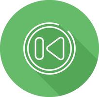 Previous Track Button Vector Icon