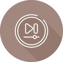 Video Next Track Button Vector Icon