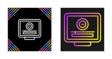 Desktop Computer Vector Icon