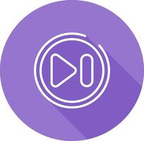 Next Track Button Vector Icon
