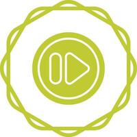 Fast Forward Button Vector Icon