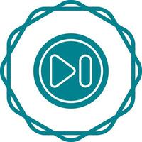 Next Track Button Vector Icon