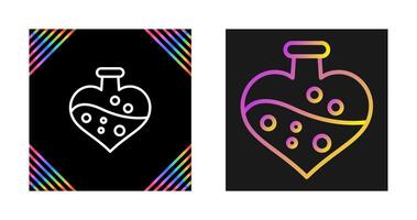 Love potion cocktail Vector Icon