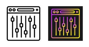 icono de vector de configuración