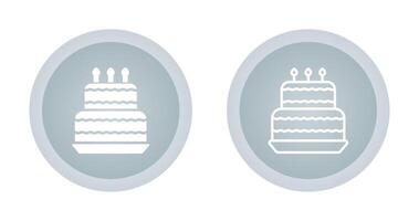 Birthday cake Vector Icon