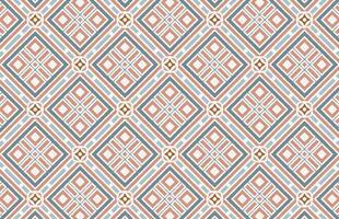Ethnic tribal colorful square pattern vector