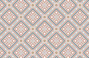 Ethnic tribal colorful square pattern vector