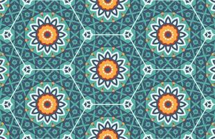 Abstract colorful mandala pattern design vector