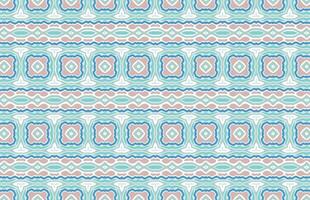 Colorful zigzag textile design pattern vector