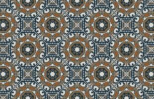 Multicolor decorative fabric design pattern vector