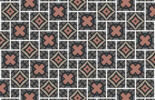 Colorful tile grunge design pattern vector