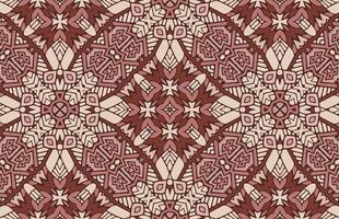 Abstract tribal style fabric design pattern vector