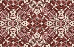 Abstract tribal style fabric design pattern vector