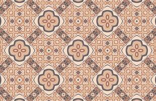 Abstract brown grunge tile pattern vector