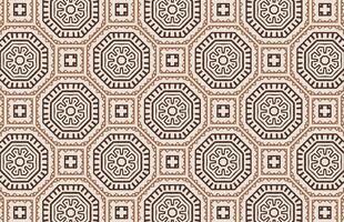 Geometric hexagonal design pattern vector