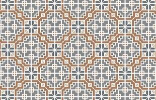 Colorful geometric hexagonal tile pattern vector