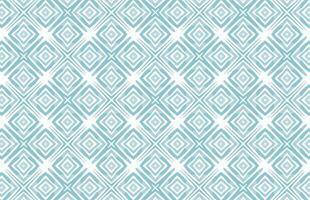 Blue watercolor grunge square fabric design pattern vector