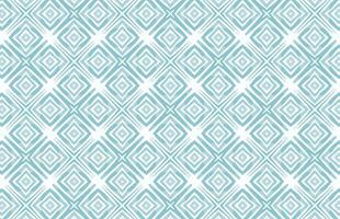 Blue watercolor grunge square fabric design pattern vector