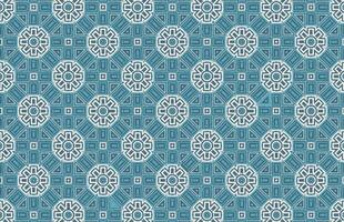 Blue and white hexagonal decorative grunge pattern vector