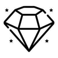 diamonds Line Icon Background White vector