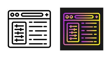 icono de vector de configuración