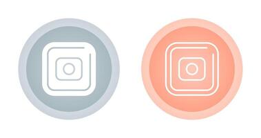 Record Square Vector Icon