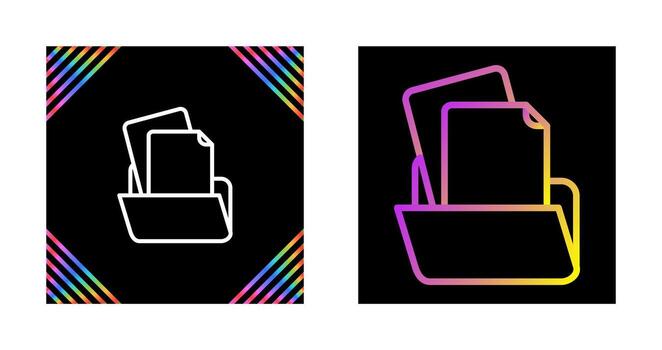 icono de vector de documento