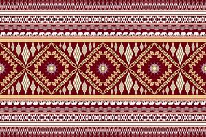 Ethnic Figure aztec embroidery style.Geometric ikat oriental traditional art pattern.Design for ethnic background,wallpaper,fashion,clothing,wrapping,fabric,element,sarong,graphic,vector illustration. vector