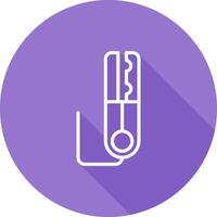 Grounding Clamp Vector Icon